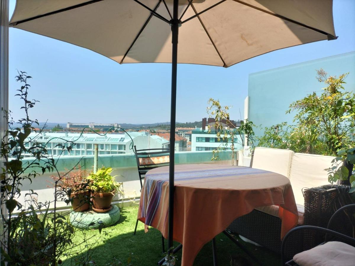 Preciosa Habitacion Suite En Atico Con Terraza Santiago de Compostela Luaran gambar